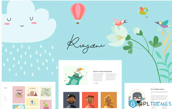Rinjani Template Kit for Illustrator and Designer