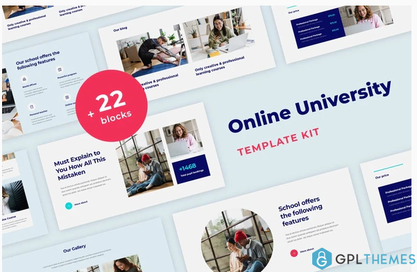 Learnex Distance Education Learning Courses Elementor Template Kit