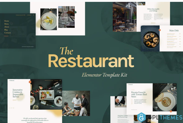 The Restaurant Elementor Template Kit 1