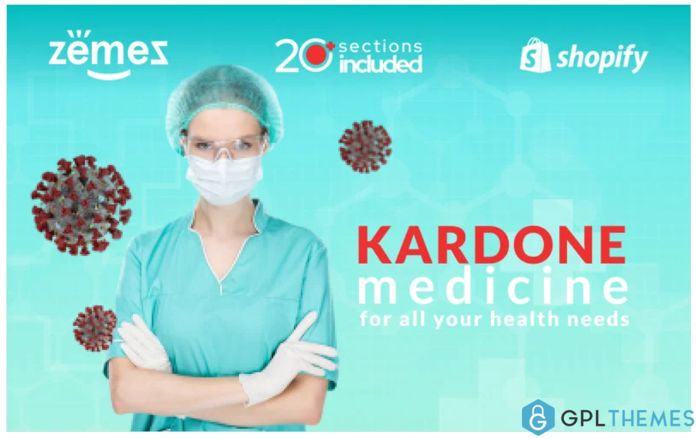 KarDone Medicine Online Store Template Shopify Theme