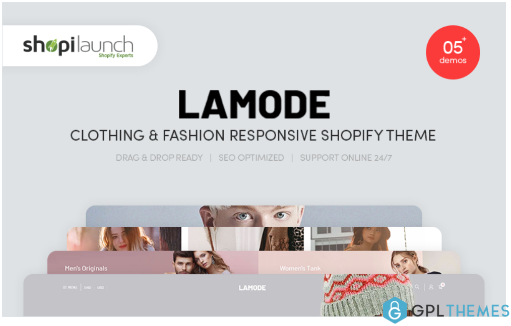 Lamode Clothing Fashion Responsive Shopify Theme