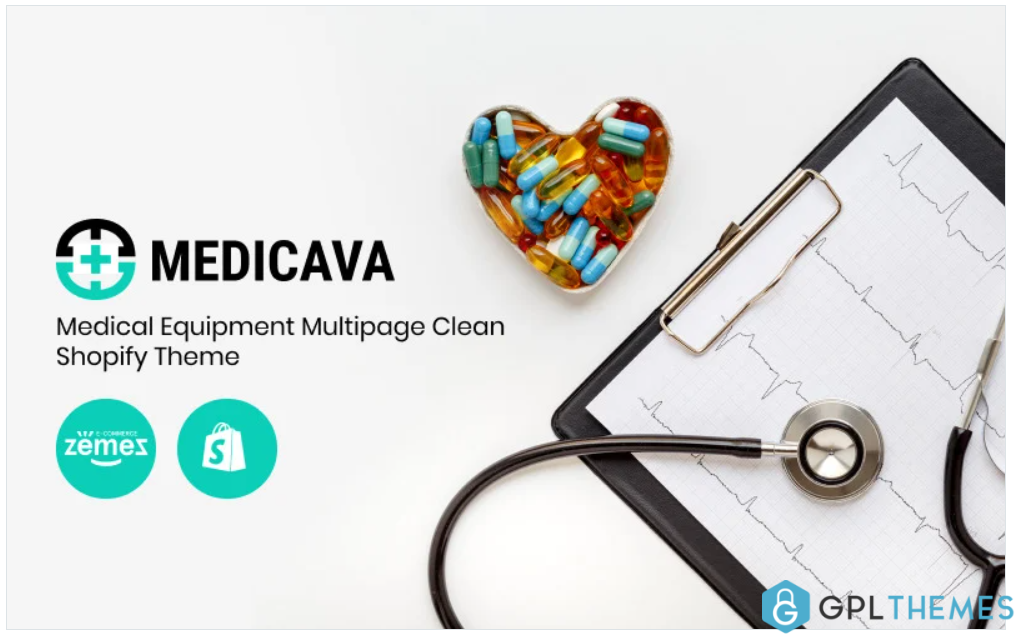 Medicava Medical Equipment Multipage Clean Shopify Theme