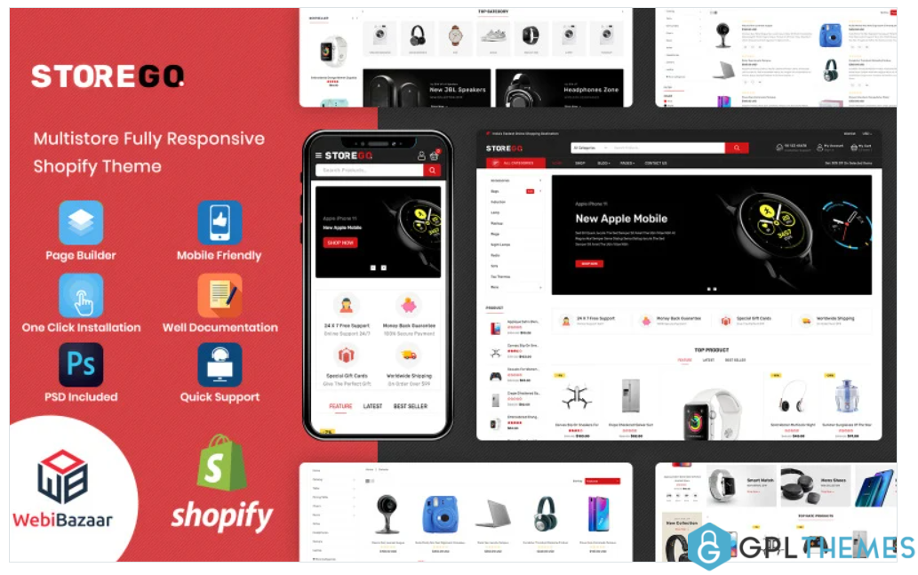 StoreGo Multipurpose Premium Electronic Shopify Theme