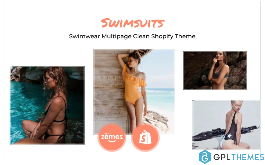 Swimsuits Swimwear Multipage Clean Shopify Theme