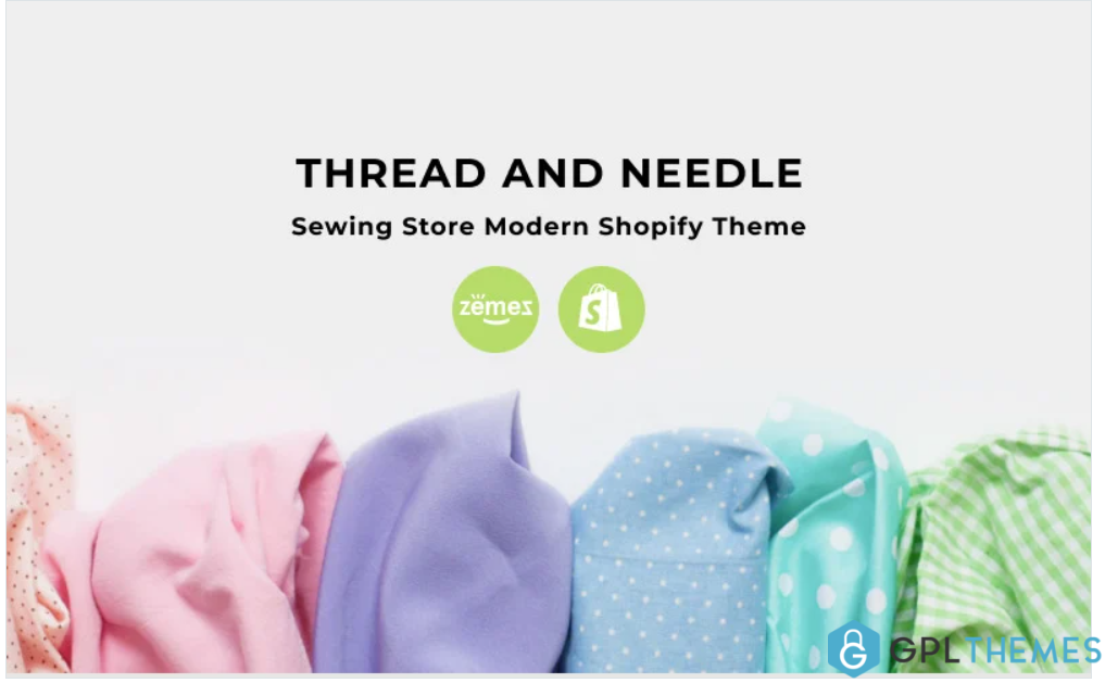 Thread And Needle Sewing Store Modern Shopify Theme
