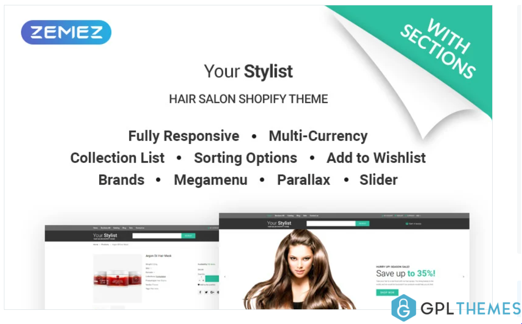 YourStylist Hair Salon Shopify Theme