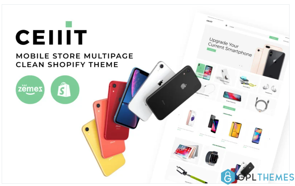 Cellit Mobile Store Multipage Clean Shopify Theme