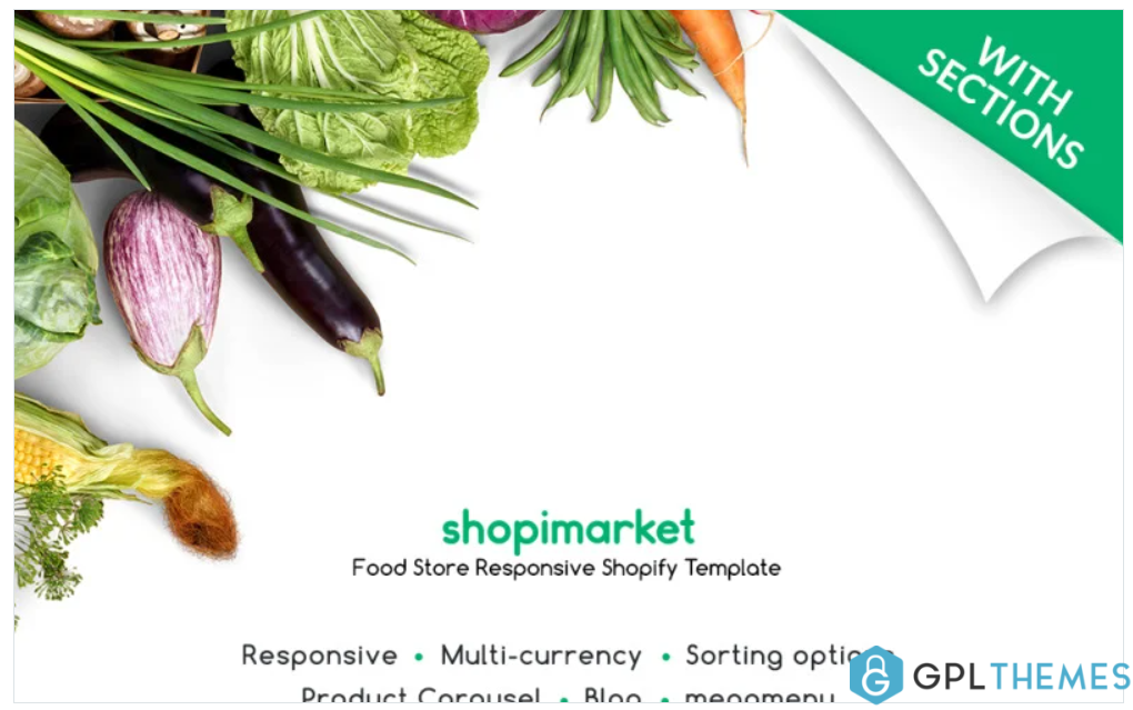 Food Store Responsive Shopify Theme