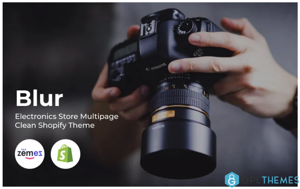 Blur Electronics Store Multipage Clean Shopify Theme