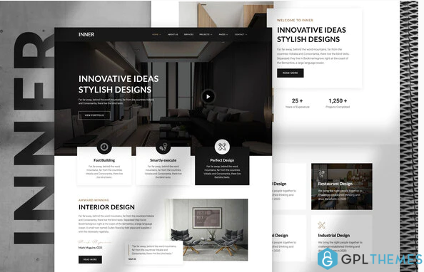 Inner – Interior Design Architecture Template Kit