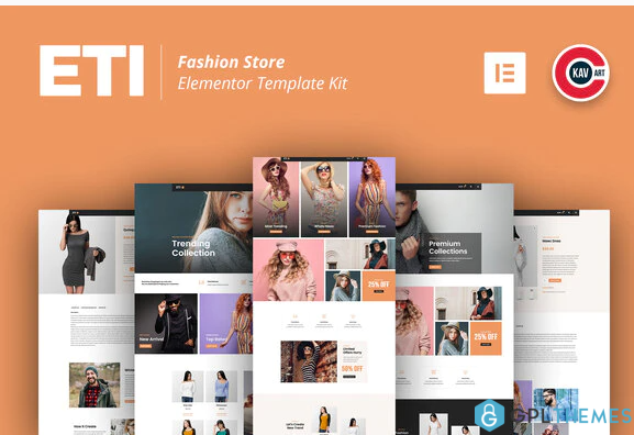 ETI Fashion Store Elementor Template Kit 1