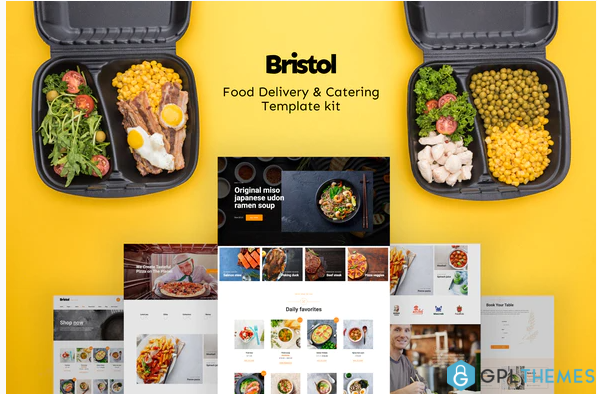 Bristol – Food Delivery Catering Elementor Template Kit