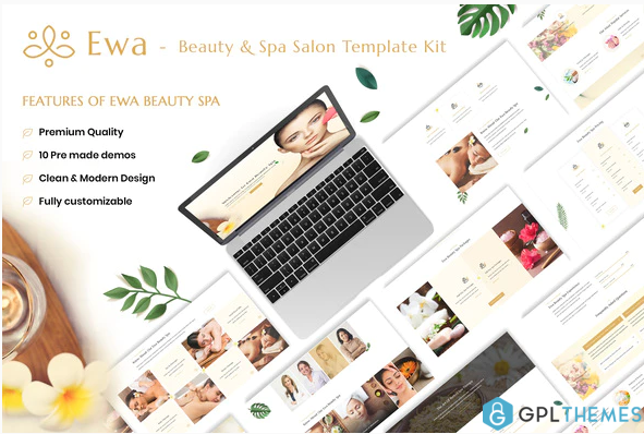 Ewa Beauty Spa Salon Elementor Template Kit