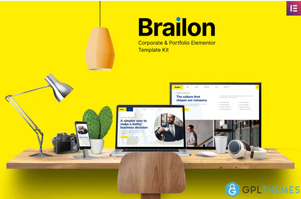 Brailon Corporate Portfolio Elementor Template Kit