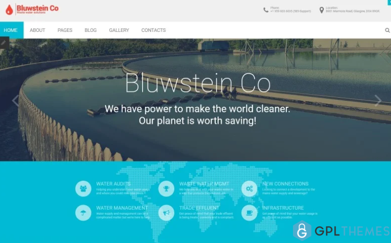 Bluwstein Co Environmental Joomla Template