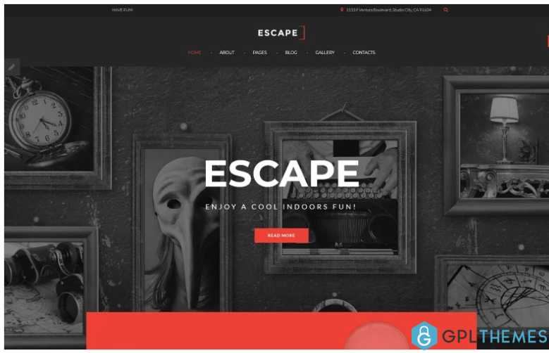 Escape Escape Room Joomla Template