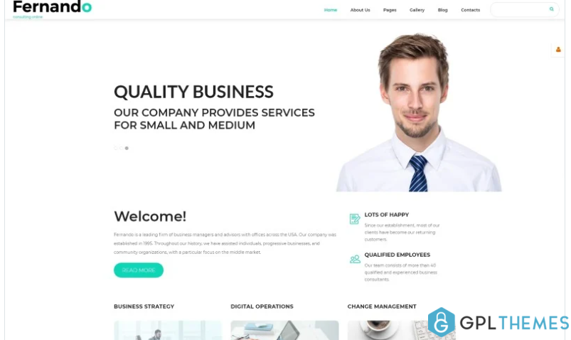 Fernando Consulting Ready to Use Modern Joomla Template