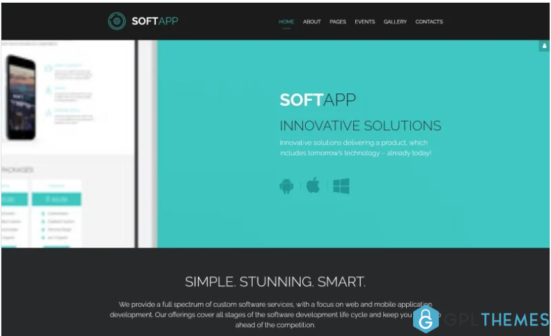 SoftApp Software Company Responsive Joomla Template
