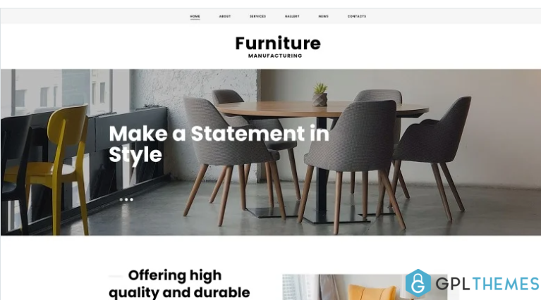 Furniture Ready to Use Stylish Joomla Template