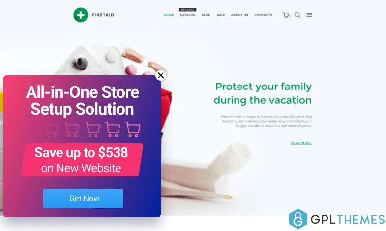 firstaid medical healthcare shopify theme