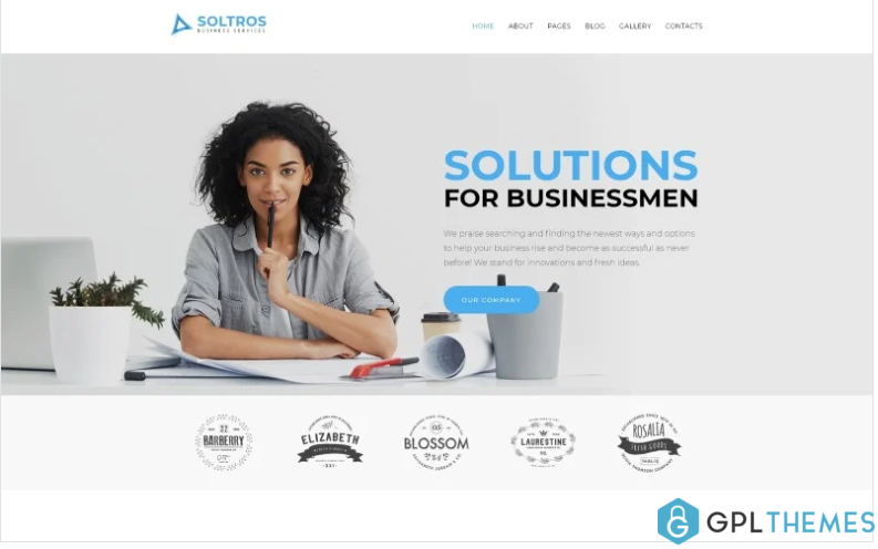 soltros business services joomla template