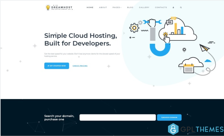 dreamhost cloud hosting joomla template