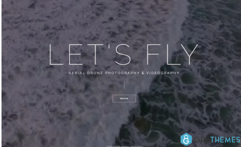lets fly aerial photography videography joomla template