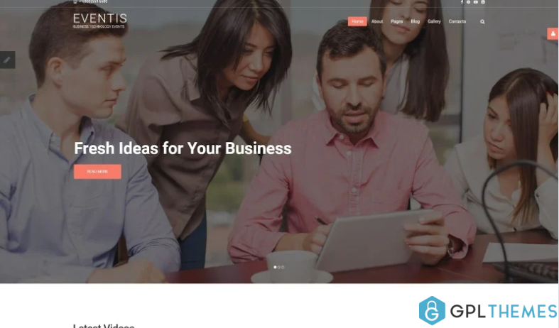 Eventis Business Conference Joomla Template