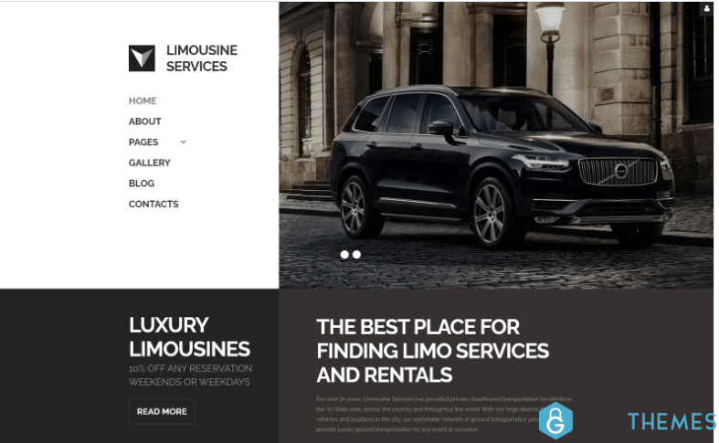 Limousine Services Luxury Car Services Responsive Joomla Template