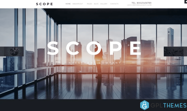 Scope Investment Company Responsive Joomla Template
