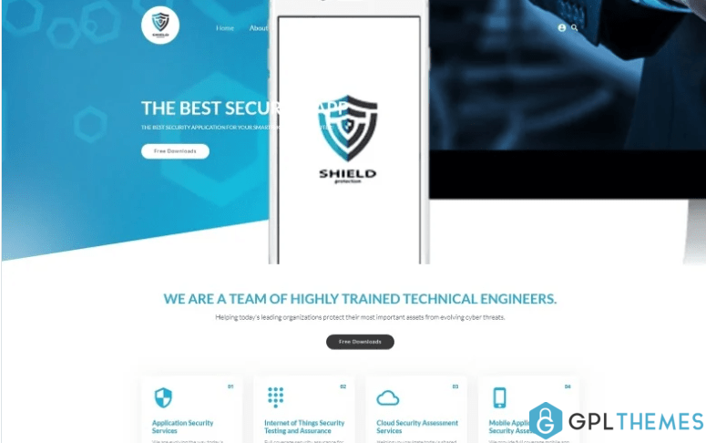 Shield The Best Security App Joomla Template