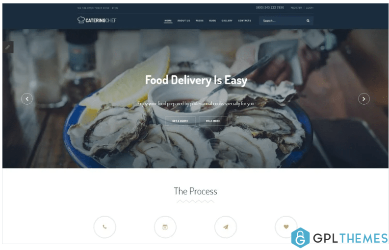 Catering Chief Catering Joomla Template