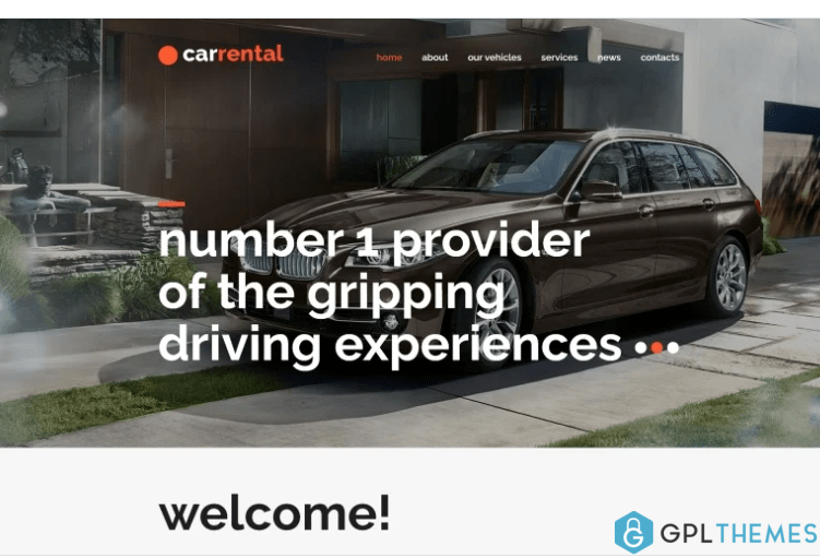 Rental Cars Joomla Template