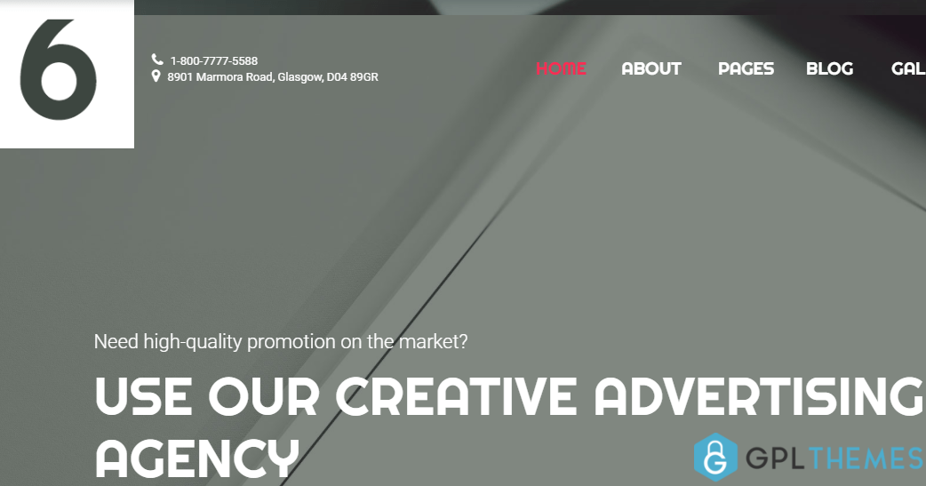 Advertising Agency Joomla Template