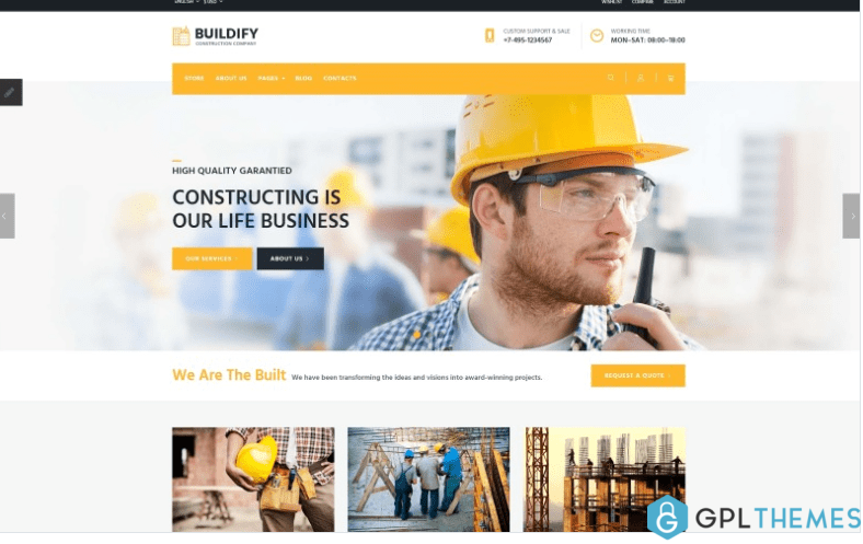 Buildify Construction Company Joomla Template