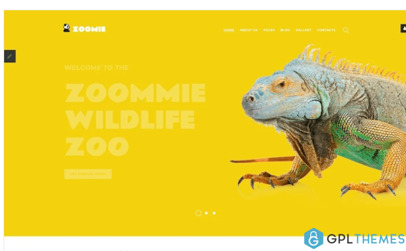Zoomie Wildlife Zoo Joomla Template