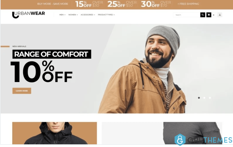 UrbanWear Apparel Magento Theme