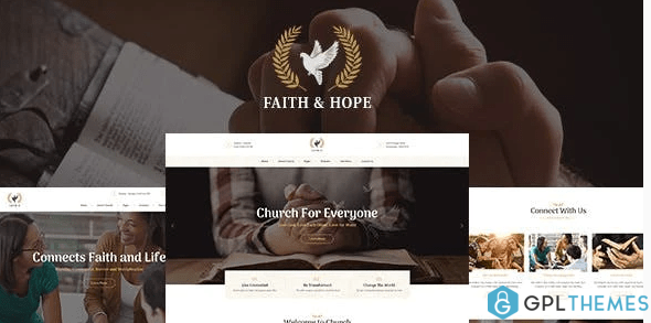 Faith Hope A Modern Church Religion Non Profit WordPress Theme
