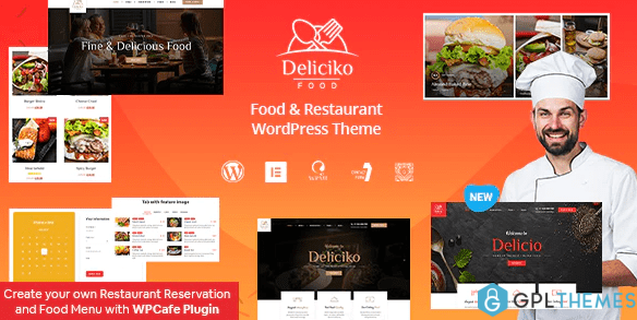 Deliciko Restaurant WordPress Theme