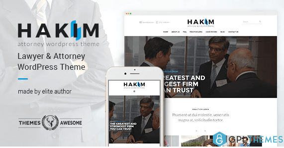 Hakim Attorney and Lawyer WordPress Theme