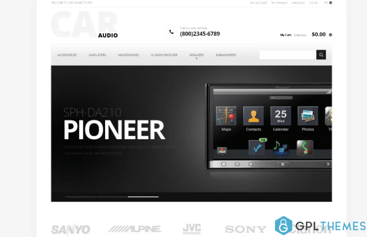 Car Audio Magento Theme