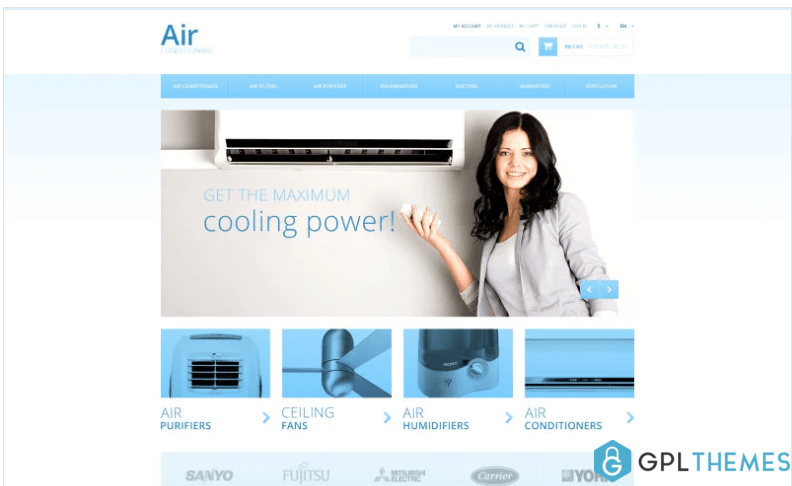 Air Conditioners Magento Theme