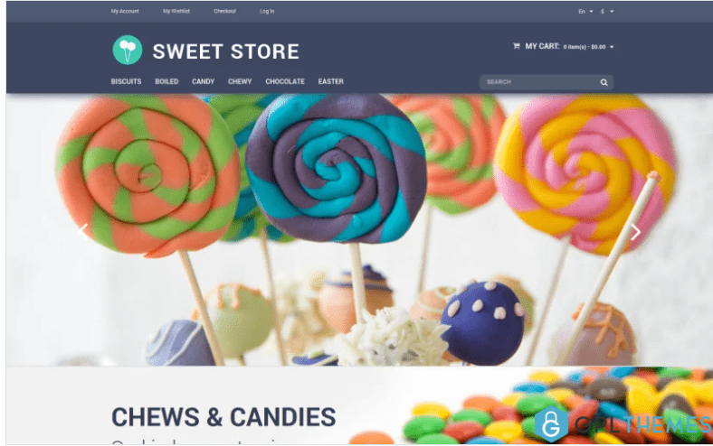 Candy Web Store Magento Theme