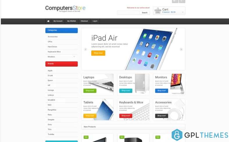 The Biggest Computers Store Magento Theme