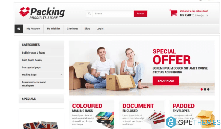 Business Services Responsive Magento Theme