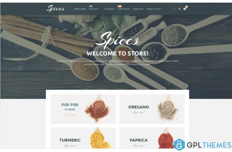 Culinary Spices Magento Theme