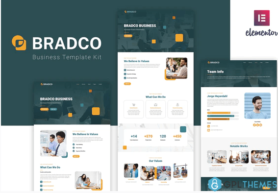 Bradco Business Elementor Template Kit