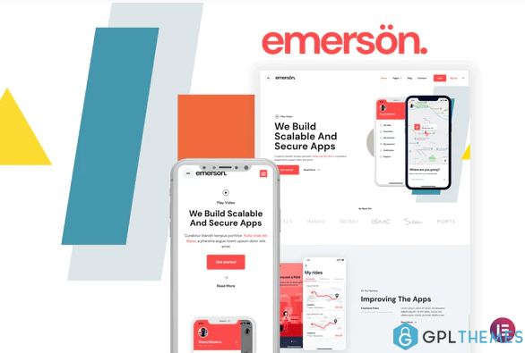 Emerson — App Software Showcase Elementor Template Kit