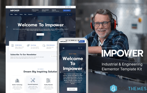 Impower Engineering and Industrial Template Kit
