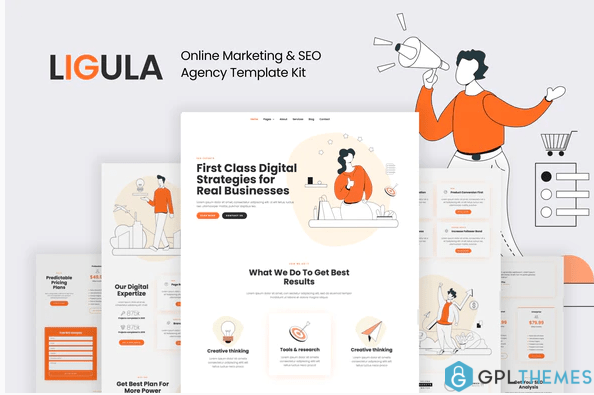 Ligula — Online Marketing SEO agency Template Kit